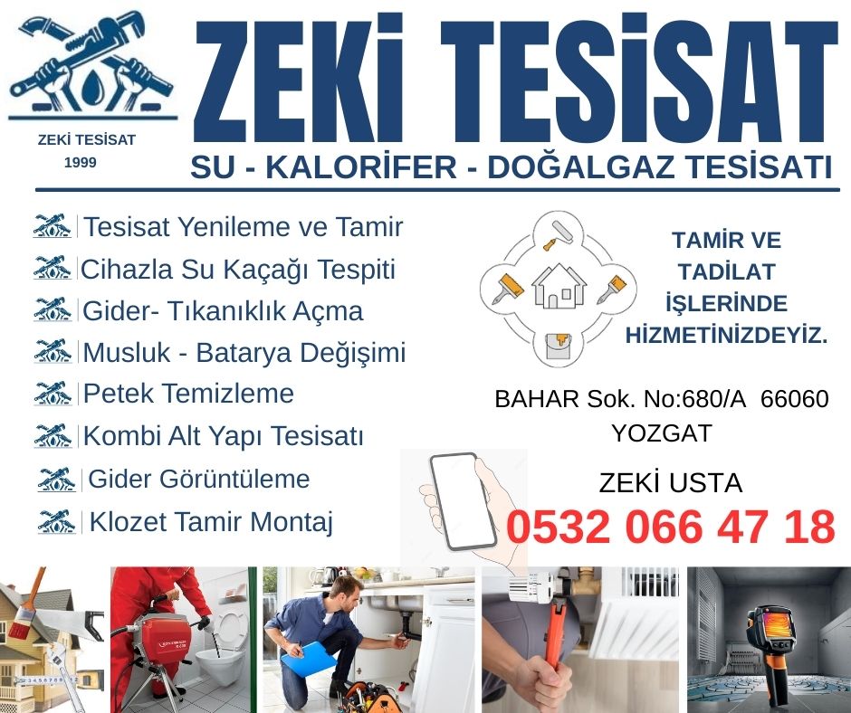 yozgat su tesisatçısı