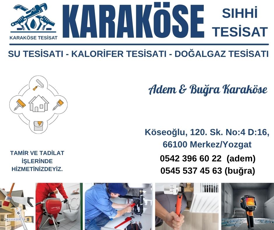 yozgat su tesisatçısı